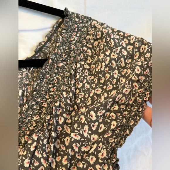 Apricot Long Boho Peasant Empire Waist Dress NWOT - Picture 5 of 11